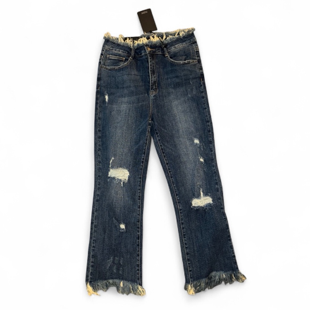 NWT Risen high waisted straight leg jeans 11/30